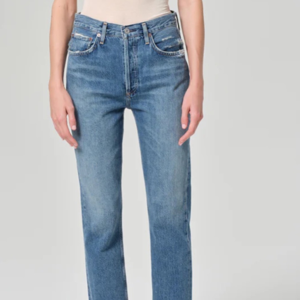 Agolde Riley Straight Crop Women's Jeans